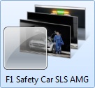 F1 Safety Car SLS AMG themepack for Windows 7