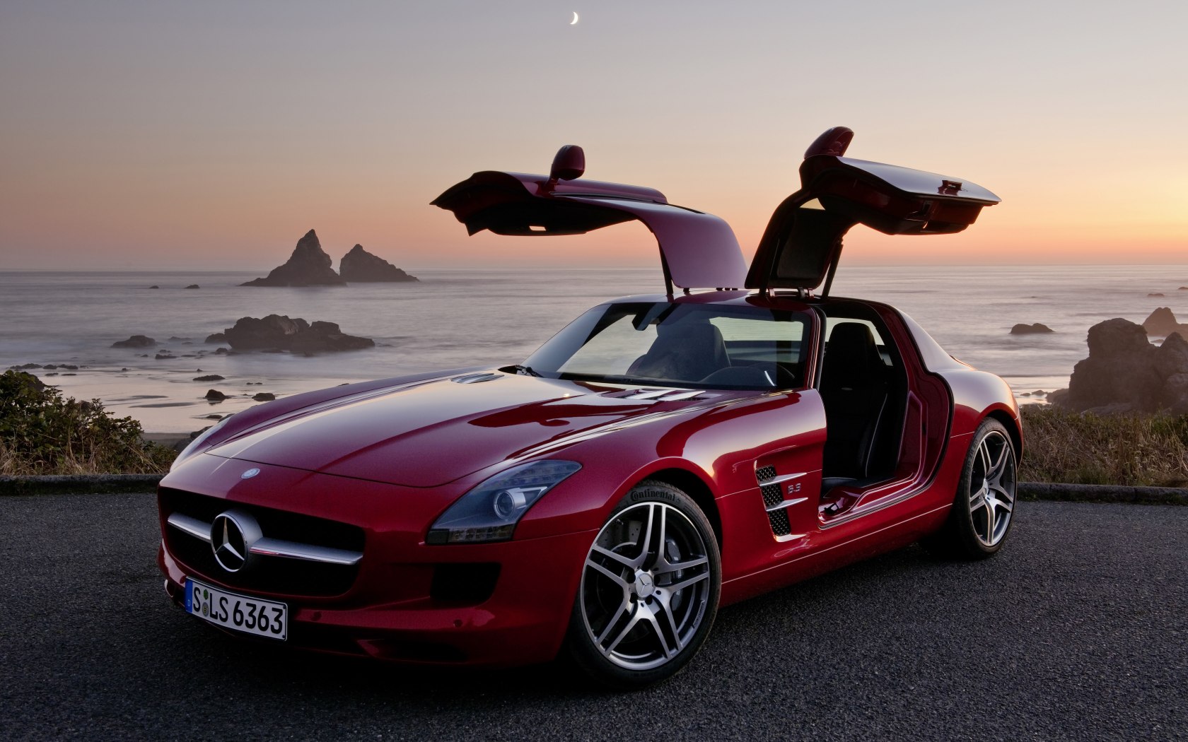 2010 SLS AMG rot Exterieur 2