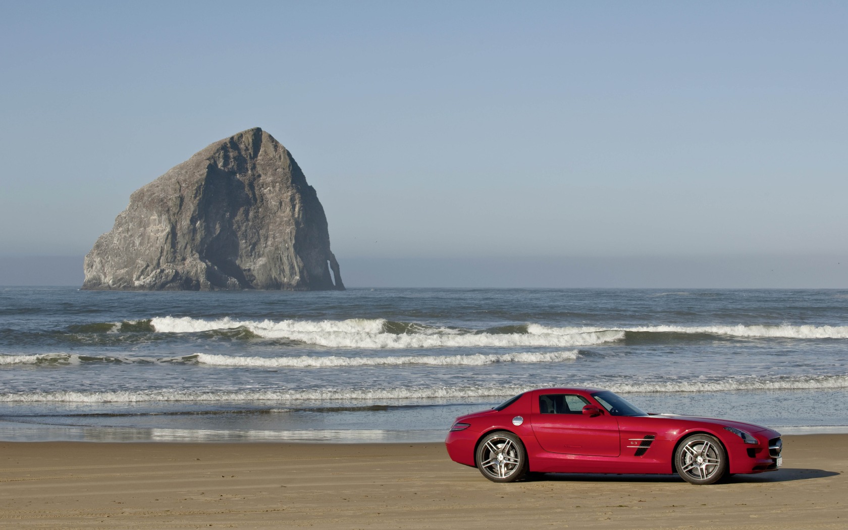 2010 SLS AMG rot Exterieur 10