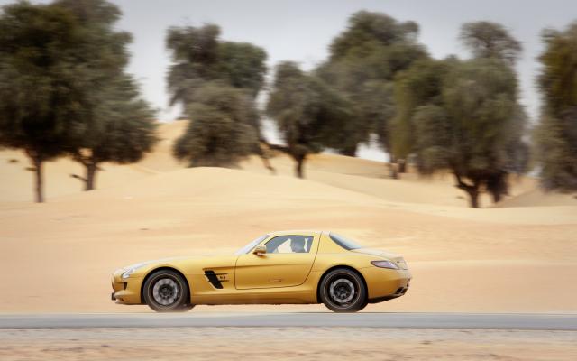 2010 SLS AMG Desert Gold 8